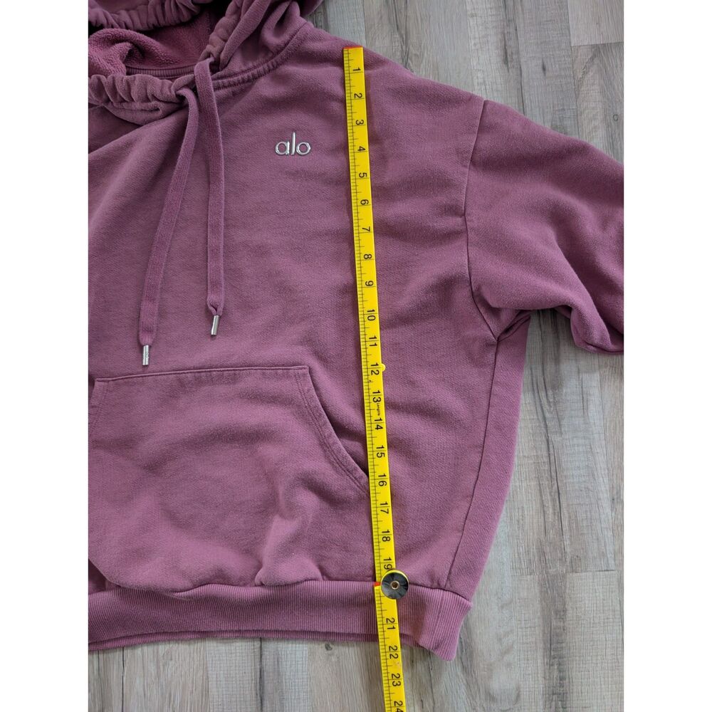 Alo Yoga Accolade Hoodie Soft Mulberry, XS (A8) - Picture 9 of 9